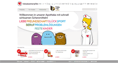 Desktop Screenshot of liebeskummerpillen.de